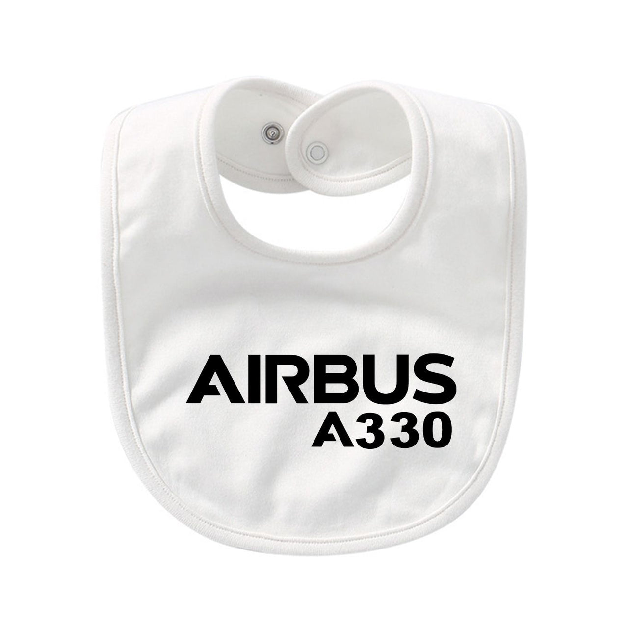 Airbus A330 & Text Designed Baby Saliva & Feeding Towels