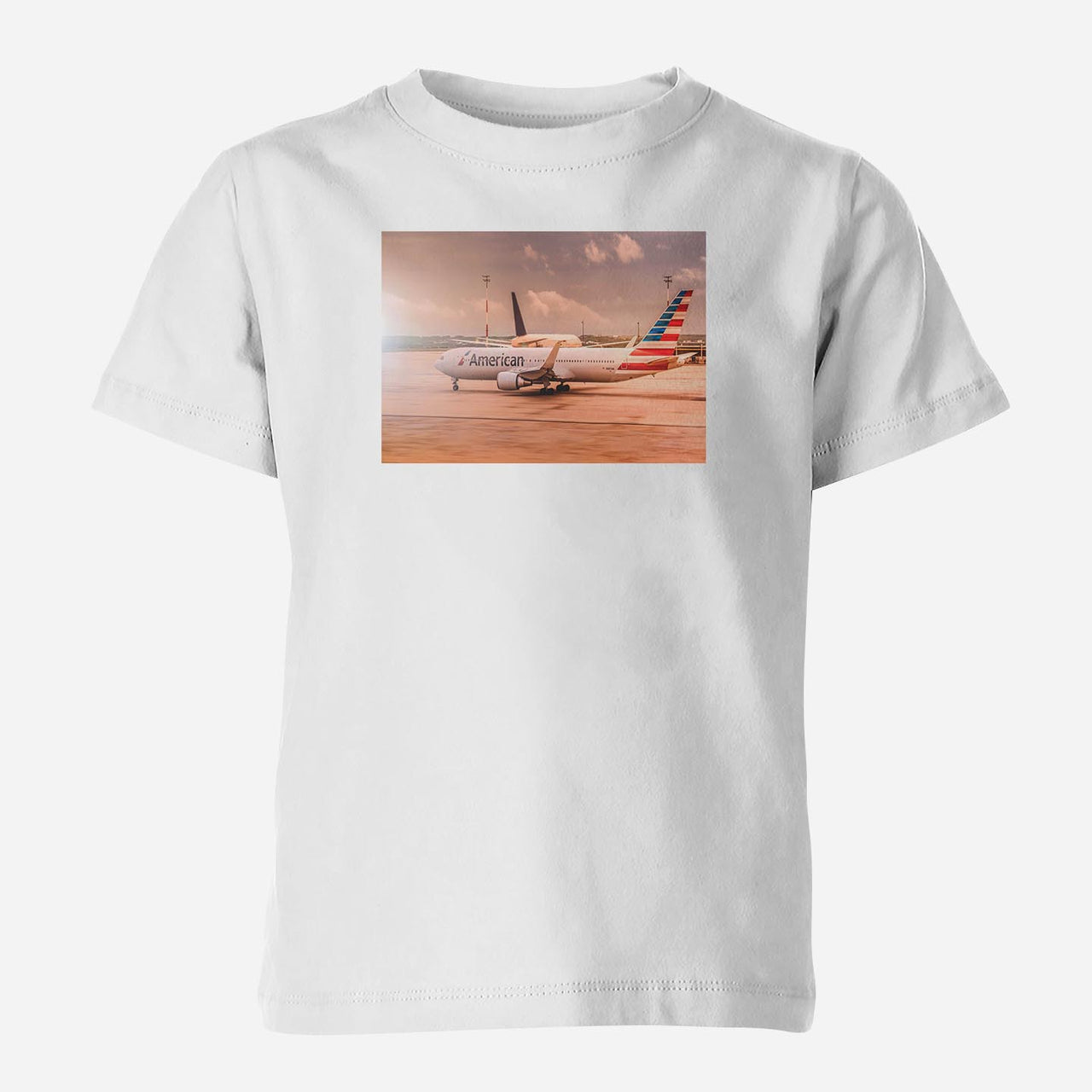 American Airlines Boeing 767 Designed Children T-Shirts