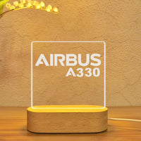 Thumbnail for Airbus A330 & Text Designed Night Lamp