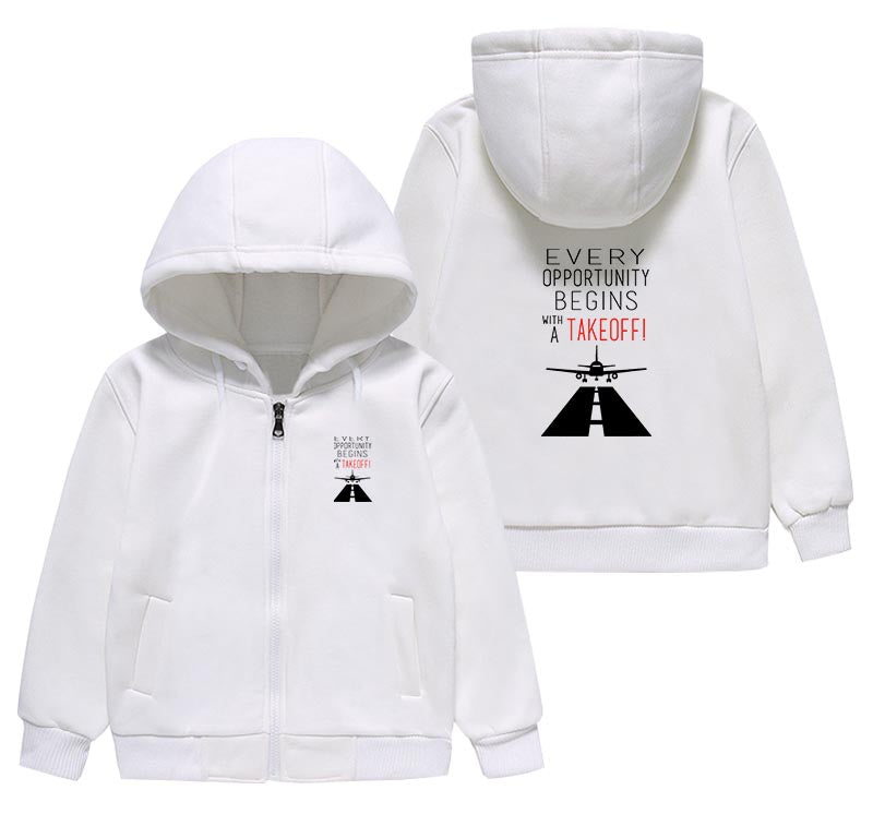 Every Opportunity Designed "CHILDREN" Zipped Hoodies