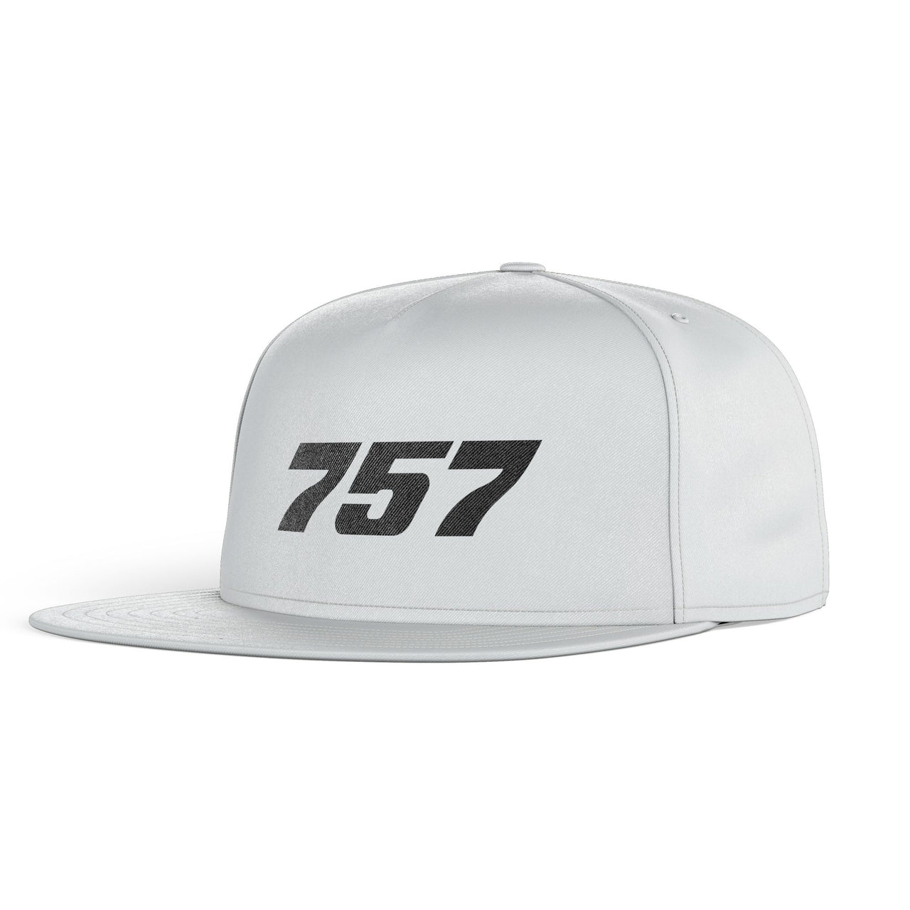 757 Flat Text Designed Snapback Caps & Hats