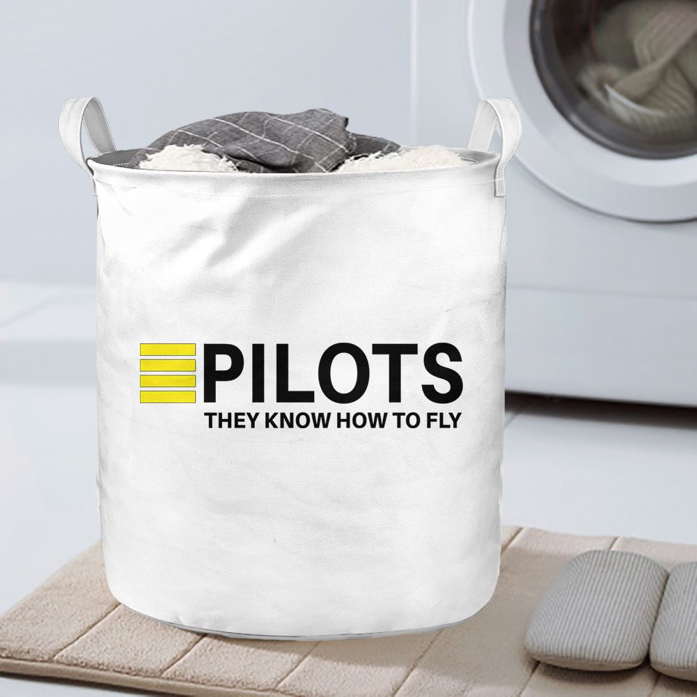 Pilots They Know How To Fly Designed Laundry Baskets