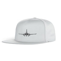 Thumbnail for McDonnell Douglas MD-11 Silhouette Plane Designed Snapback Caps & Hats