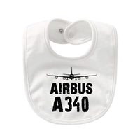 Thumbnail for Airbus A340 & Plane Designed Baby Saliva & Feeding Towels