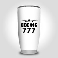 Thumbnail for Boeing 777 & Plane Designed Tumbler Travel Mugs