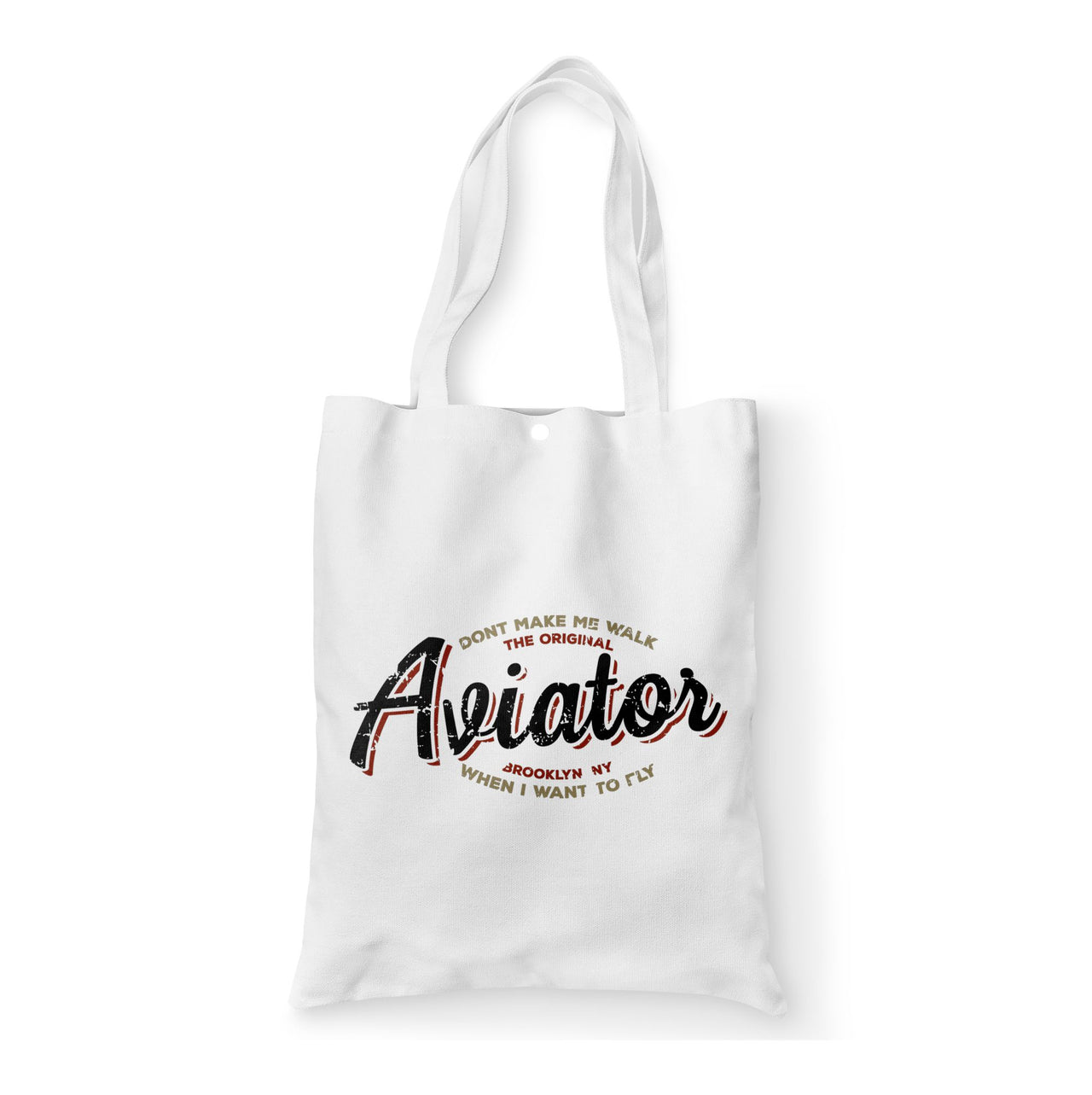 Aviator - Dont Make Me Walk Designed Tote Bags