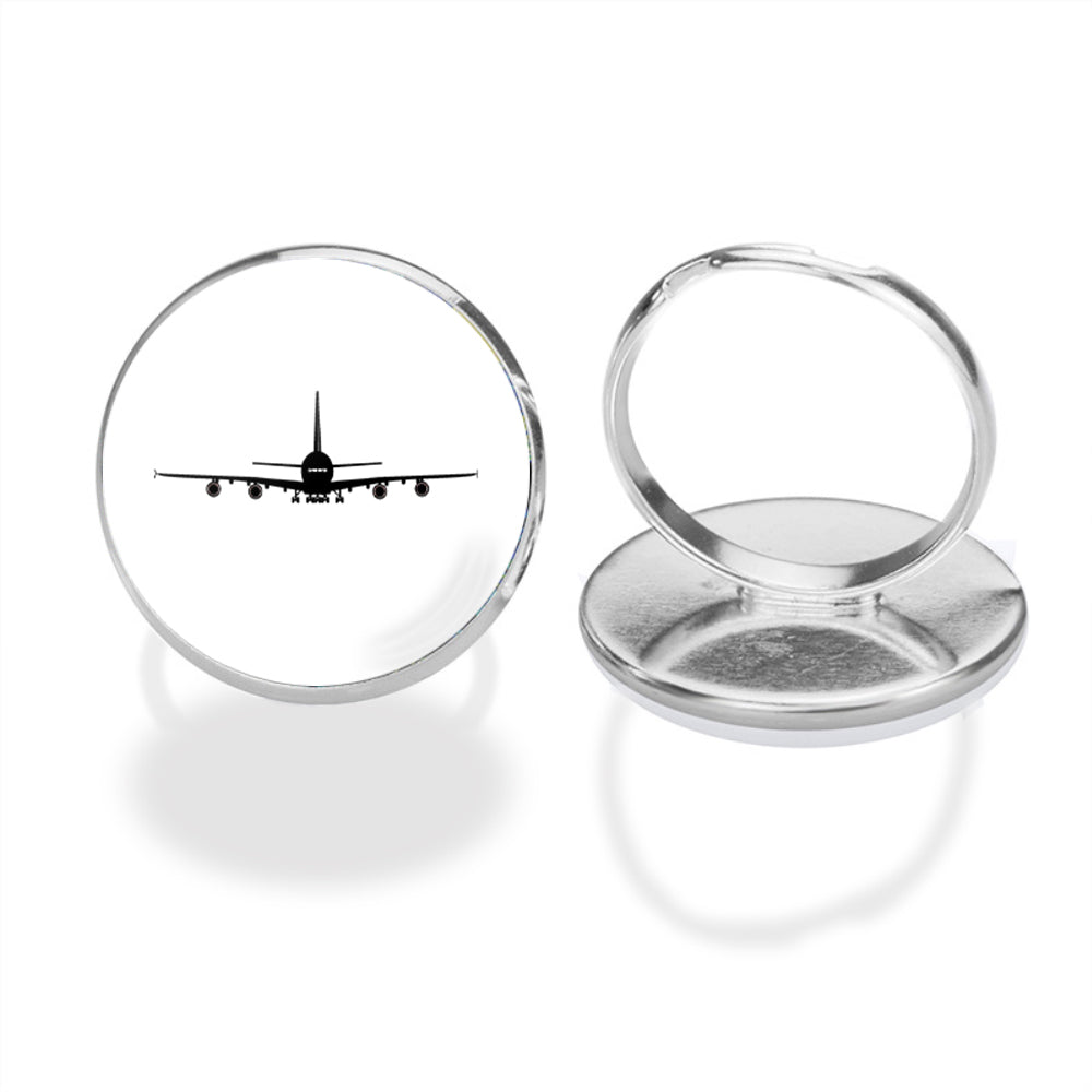 Airbus A380 Silhouette Designed Rings