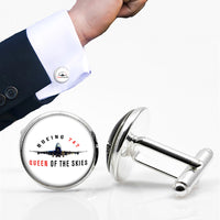 Thumbnail for Boeing 747 Queen of the Skies Designed Cuff Links