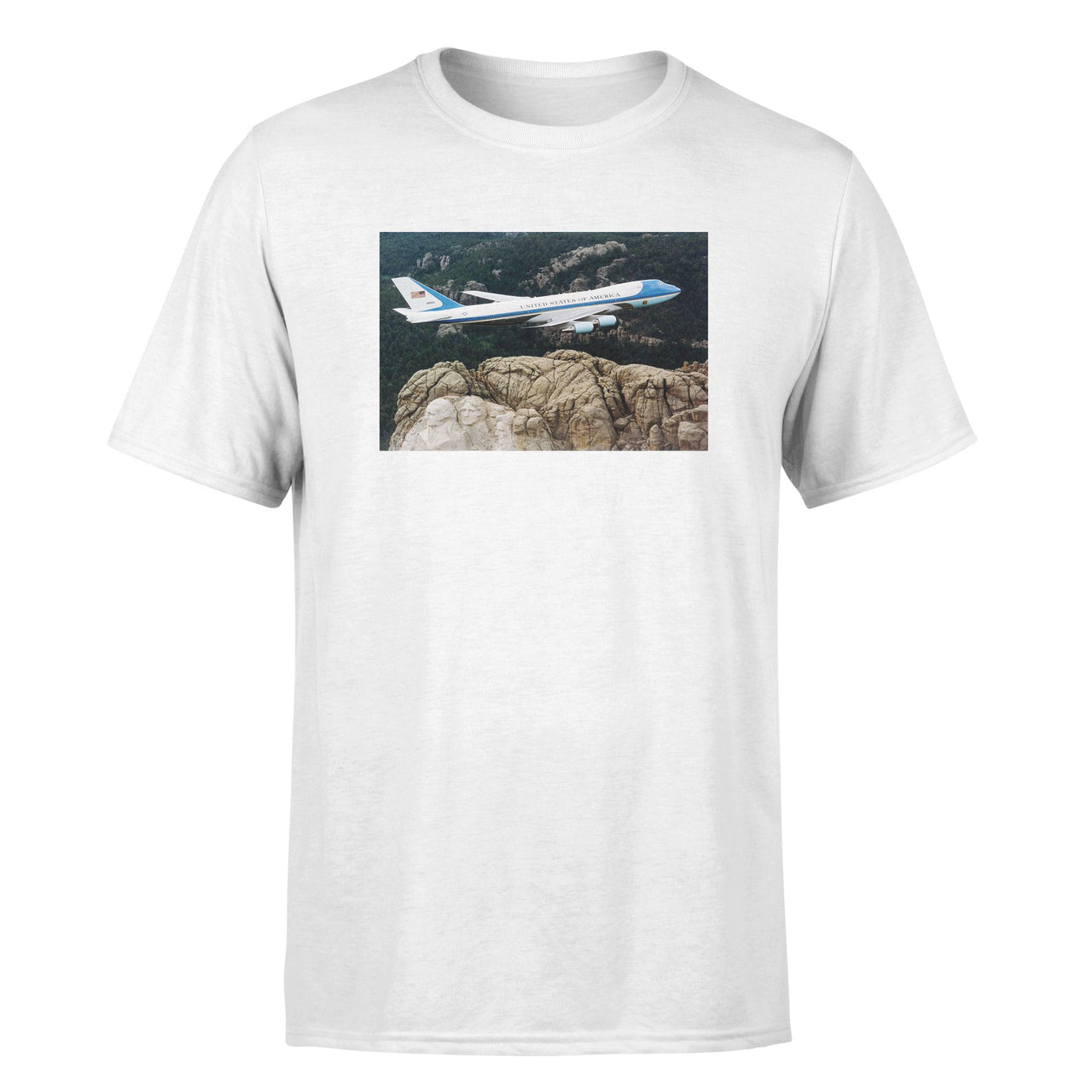 Cruising United States Of America Boeing 747 Designed T-Shirts