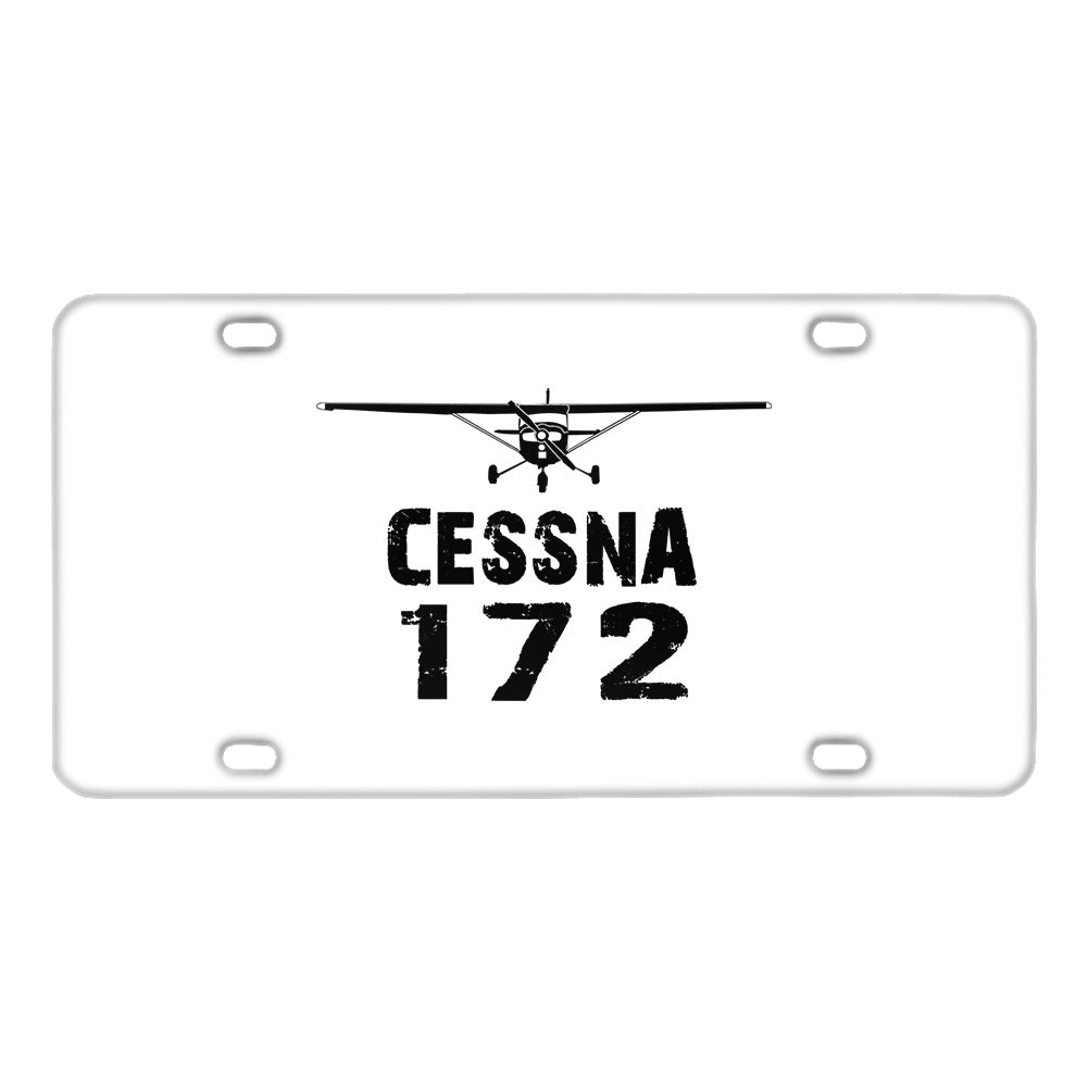 Cessna 172 & Plane Designed Metal (License) Plates