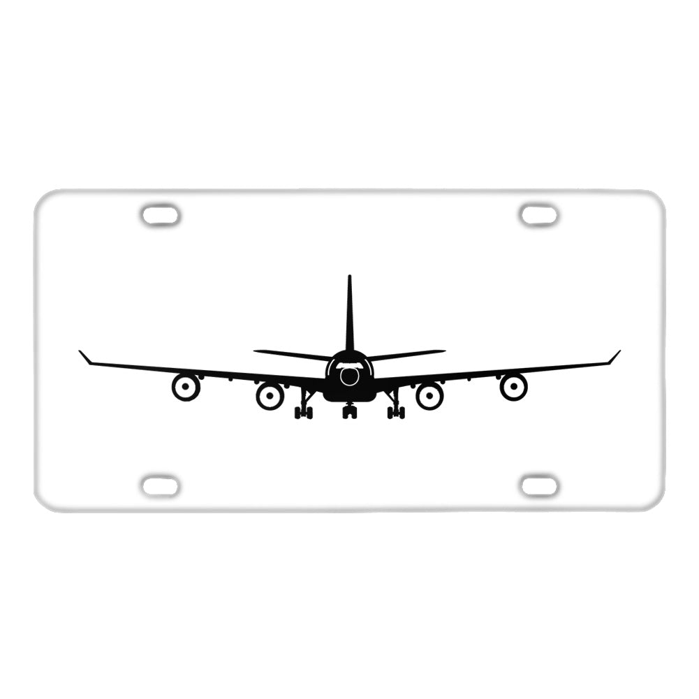 Airbus A340 Silhouette Designed Metal (License) Plates