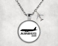 Thumbnail for Airbus A320 Printed Designed Necklaces