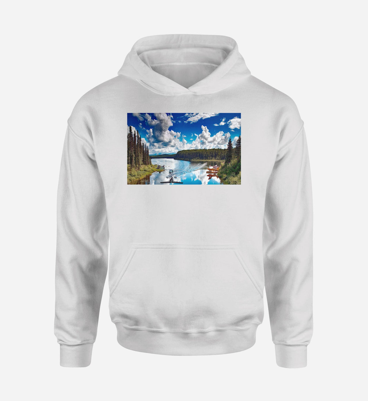 Amazing Scenary & Sea Planes Designed Hoodies