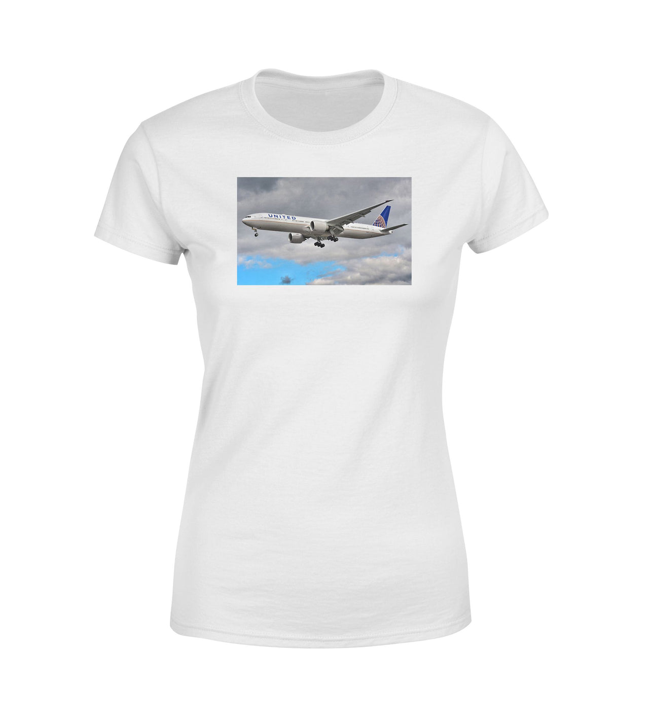 United Airways Boeing 777 Designed Women T-Shirts