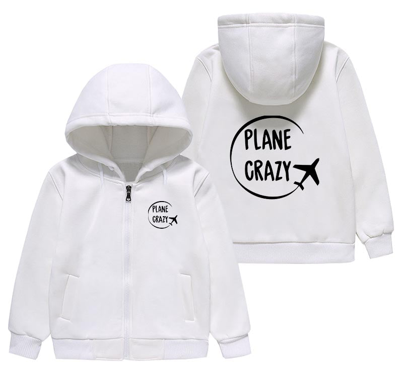 Plane Crazy Designed "CHILDREN" Zipped Hoodies