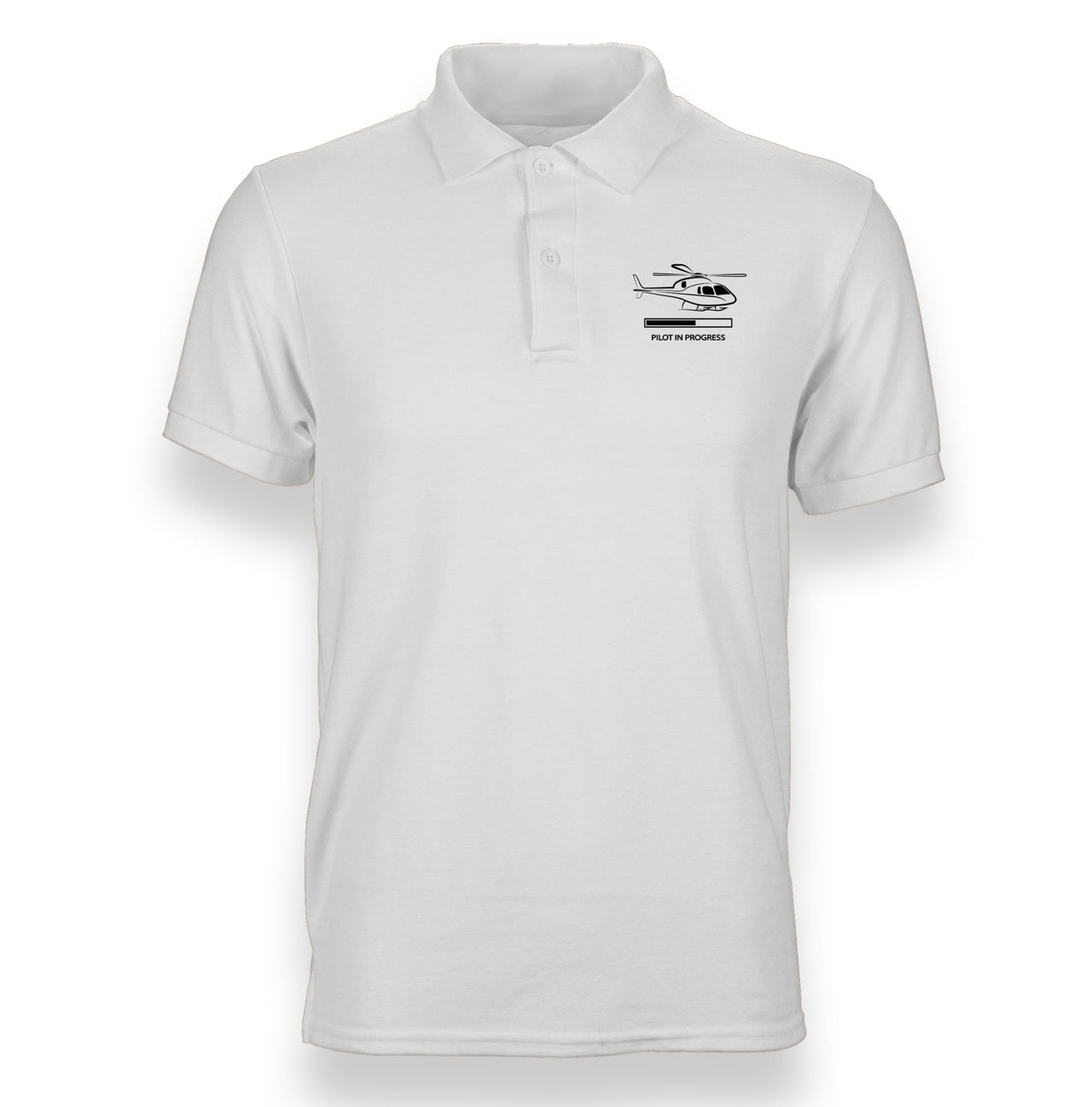 Pilot In Progress (Helicopter) Designed "WOMEN" Polo T-Shirts