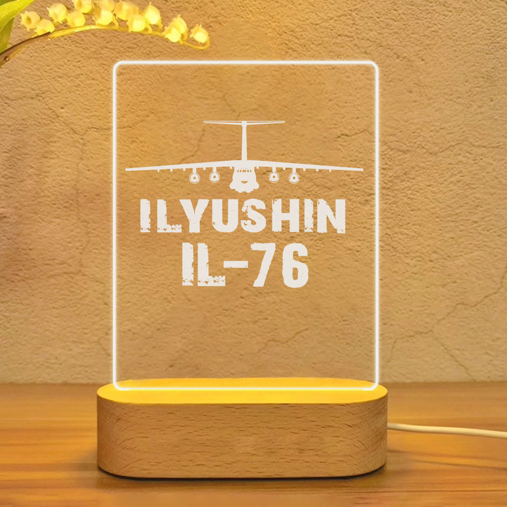 ILyushin IL-76 & Plane Designed Night Lamp