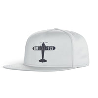 Thumbnail for Eat Sleep Fly & Propeller Designed Snapback Caps & Hats