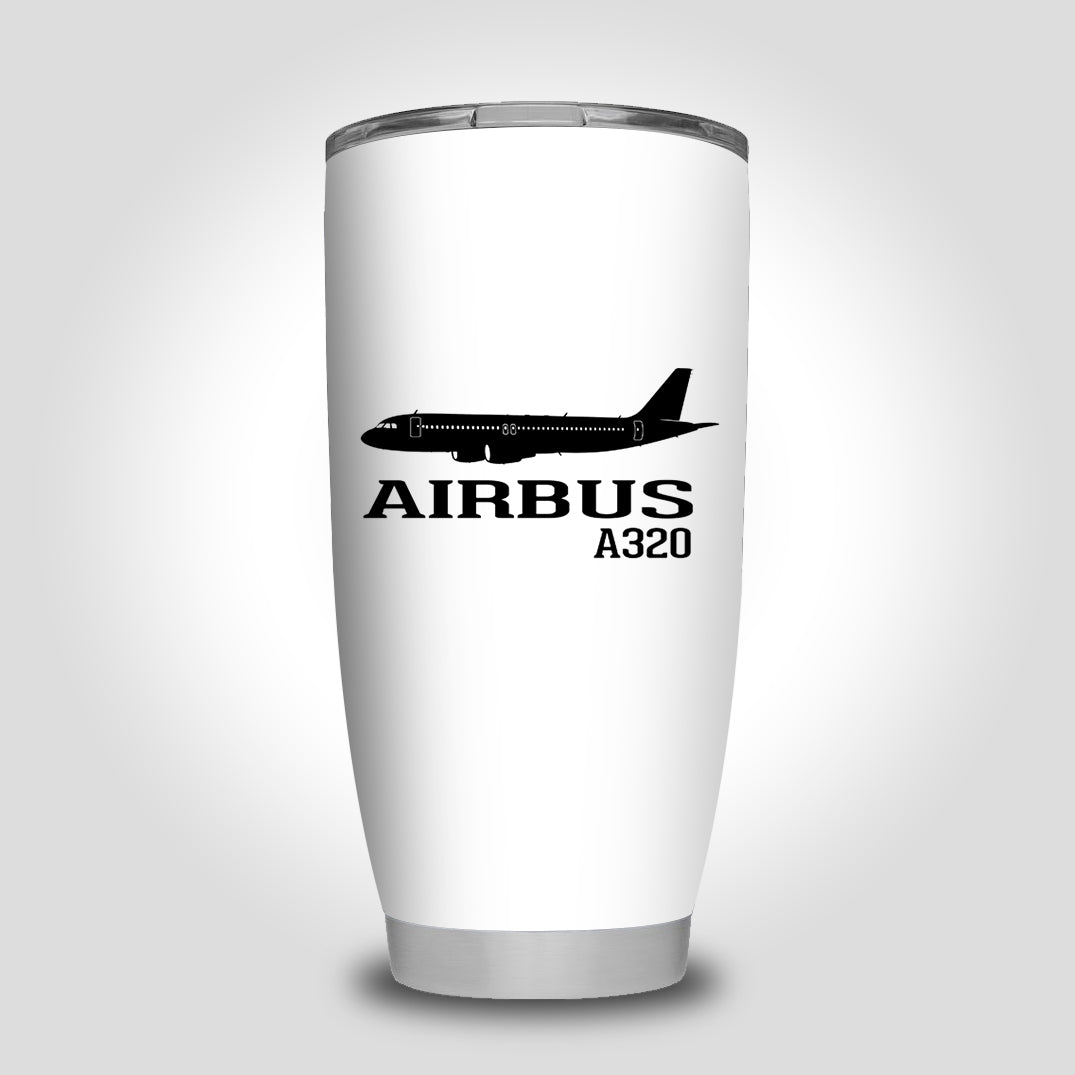 Airbus A320 Printed Designed Tumbler Travel Mugs