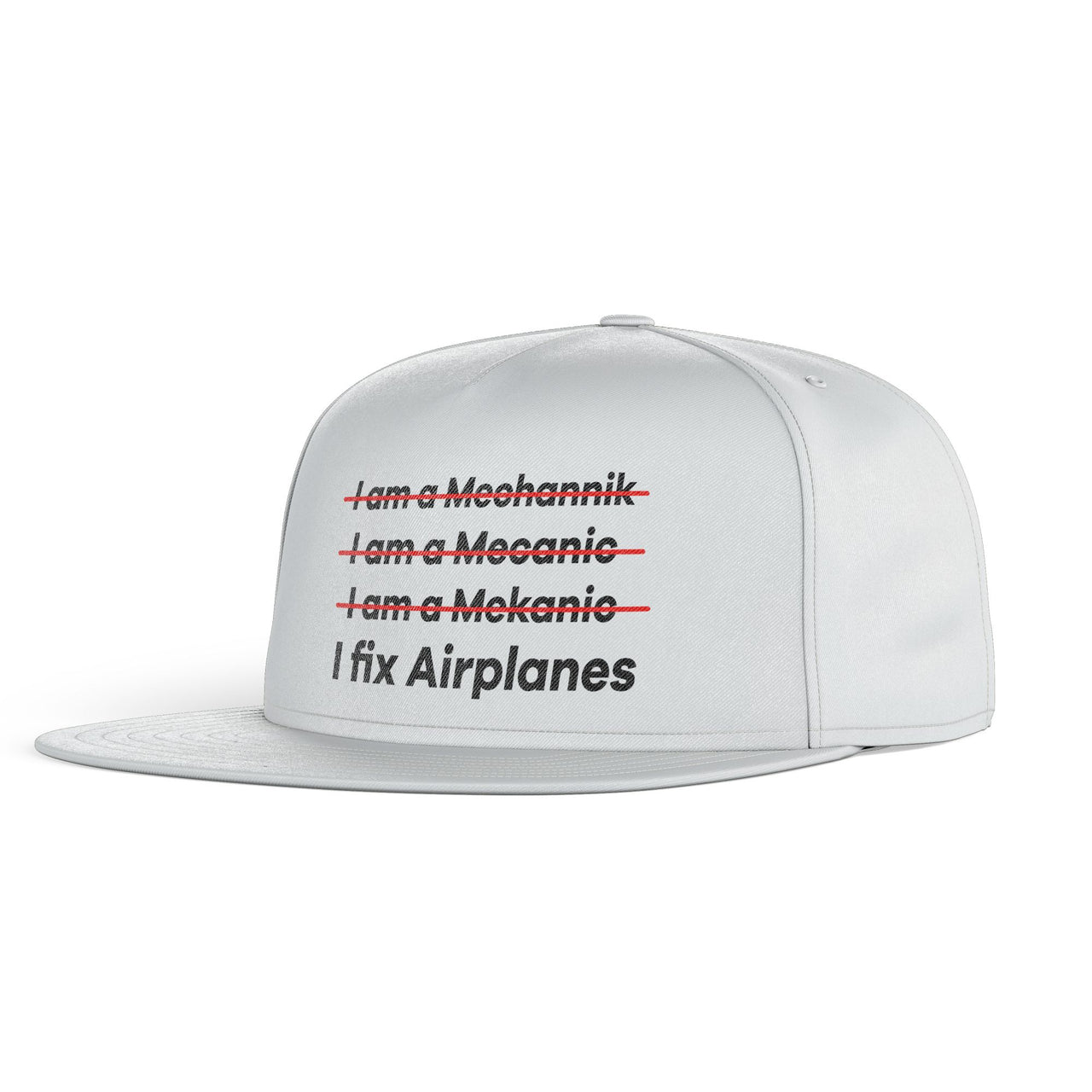 I Fix Airplanes Designed Snapback Caps & Hats