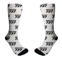 Thumbnail for Boeing 737 & Text Designed Socks