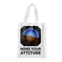 Thumbnail for Mind Your Attitude Designed Tote Bags