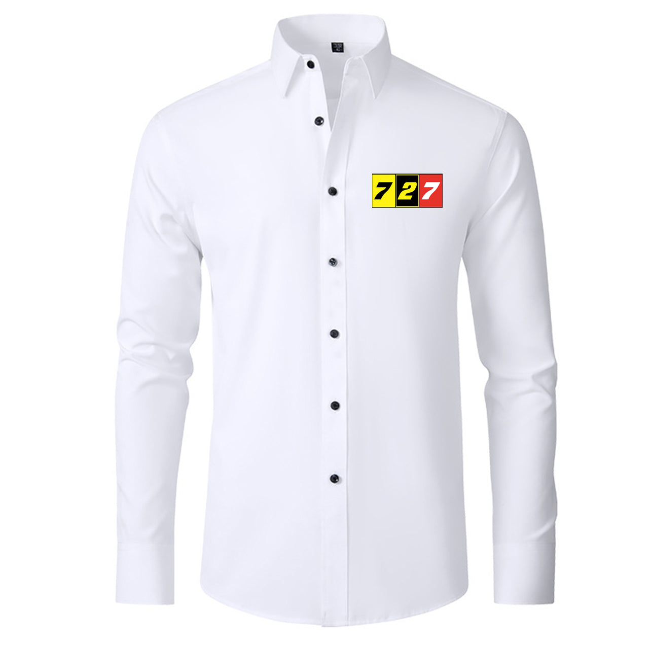 Flat Colourful 727 Designed Long Sleeve Shirts