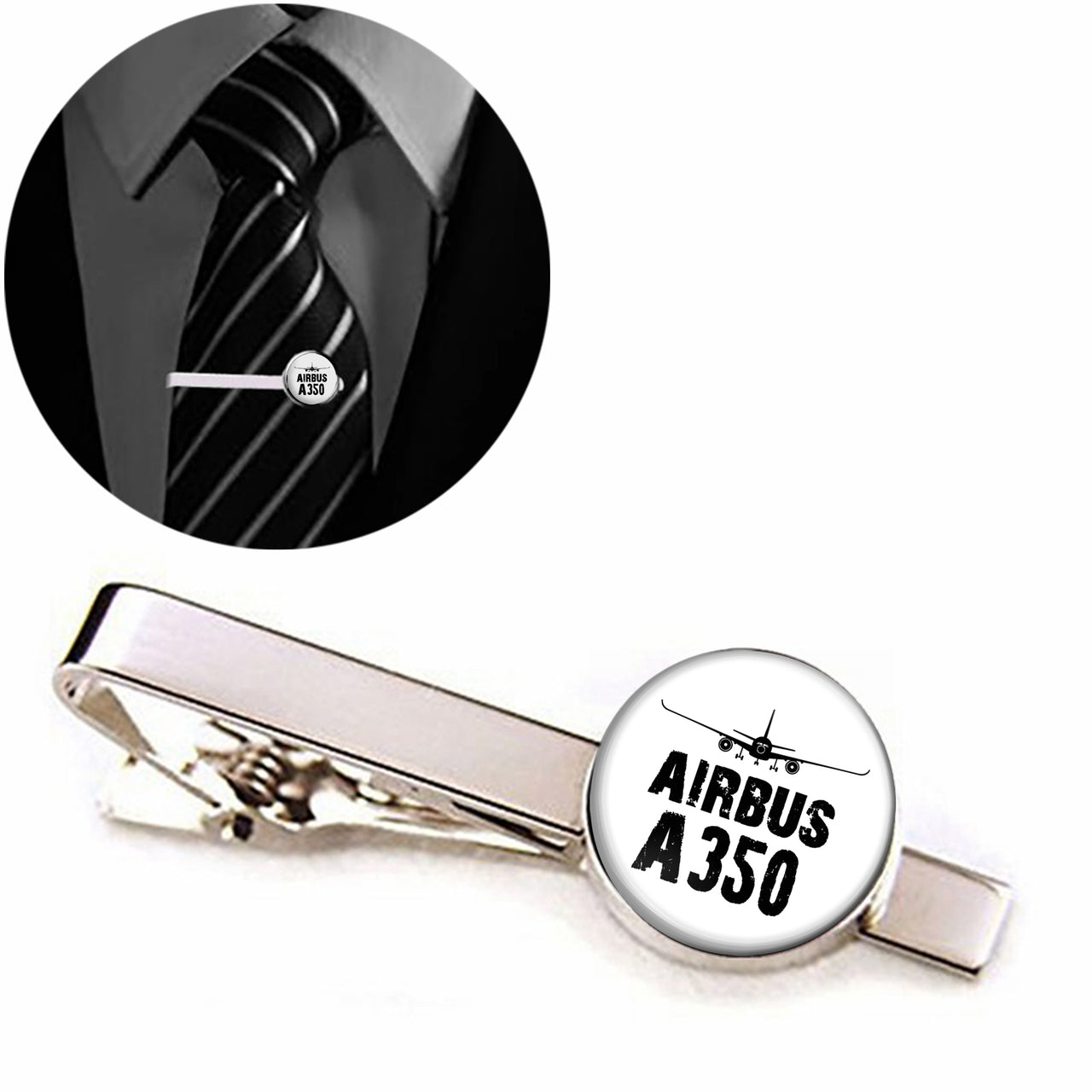 Airbus A350 & Plane Designed Tie Clips