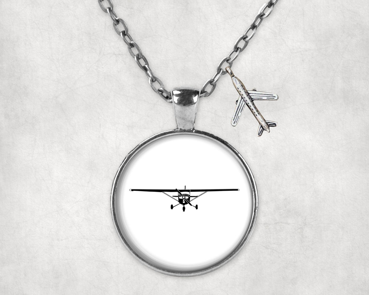 Cessna 172 Silhouette Designed Necklaces