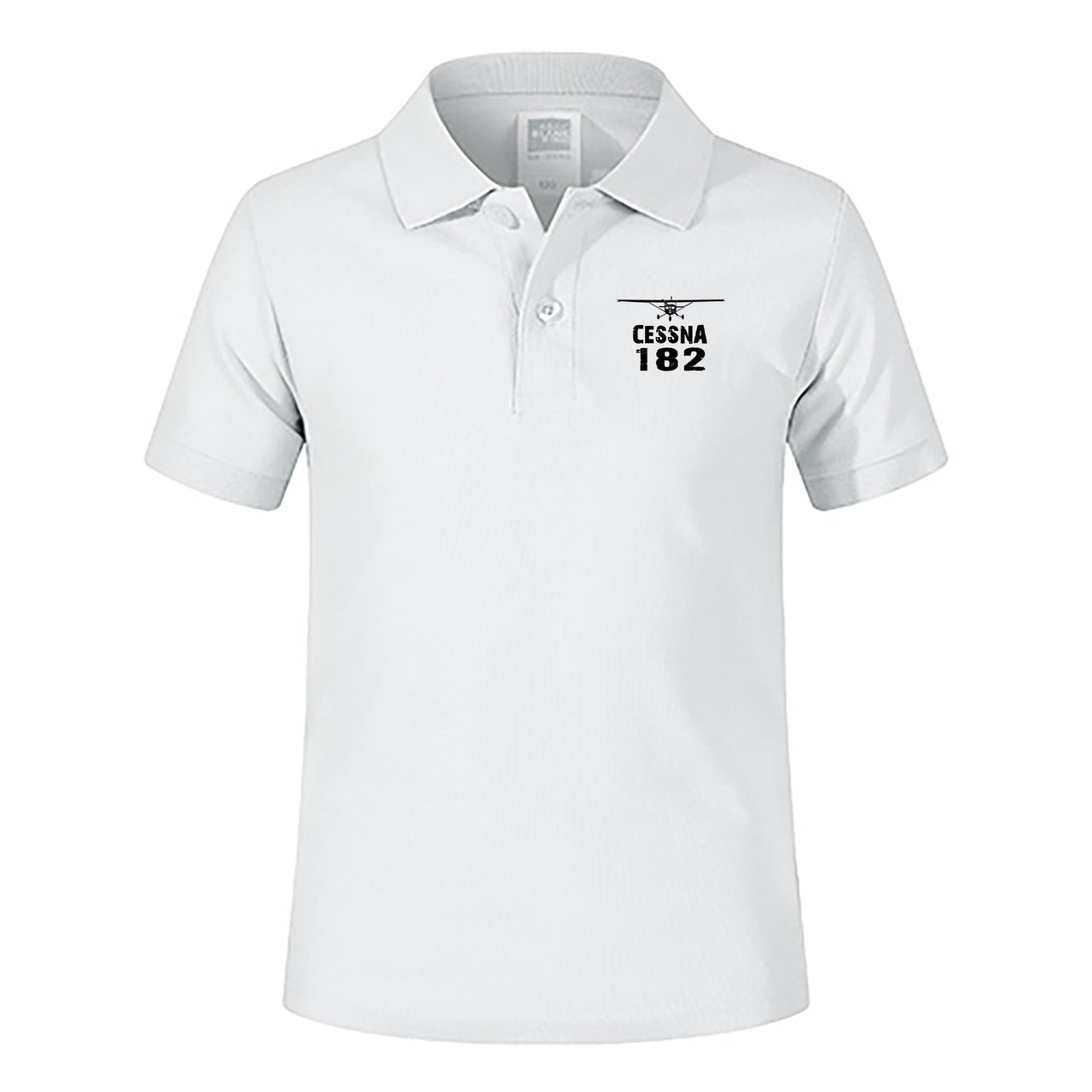 Cessna 182 & Plane Designed Children Polo T-Shirts