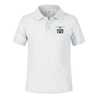 Thumbnail for Cessna 182 & Plane Designed Children Polo T-Shirts