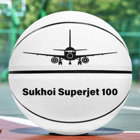 Thumbnail for Sukhoi Superjet 100 Silhouette Designed Basketball