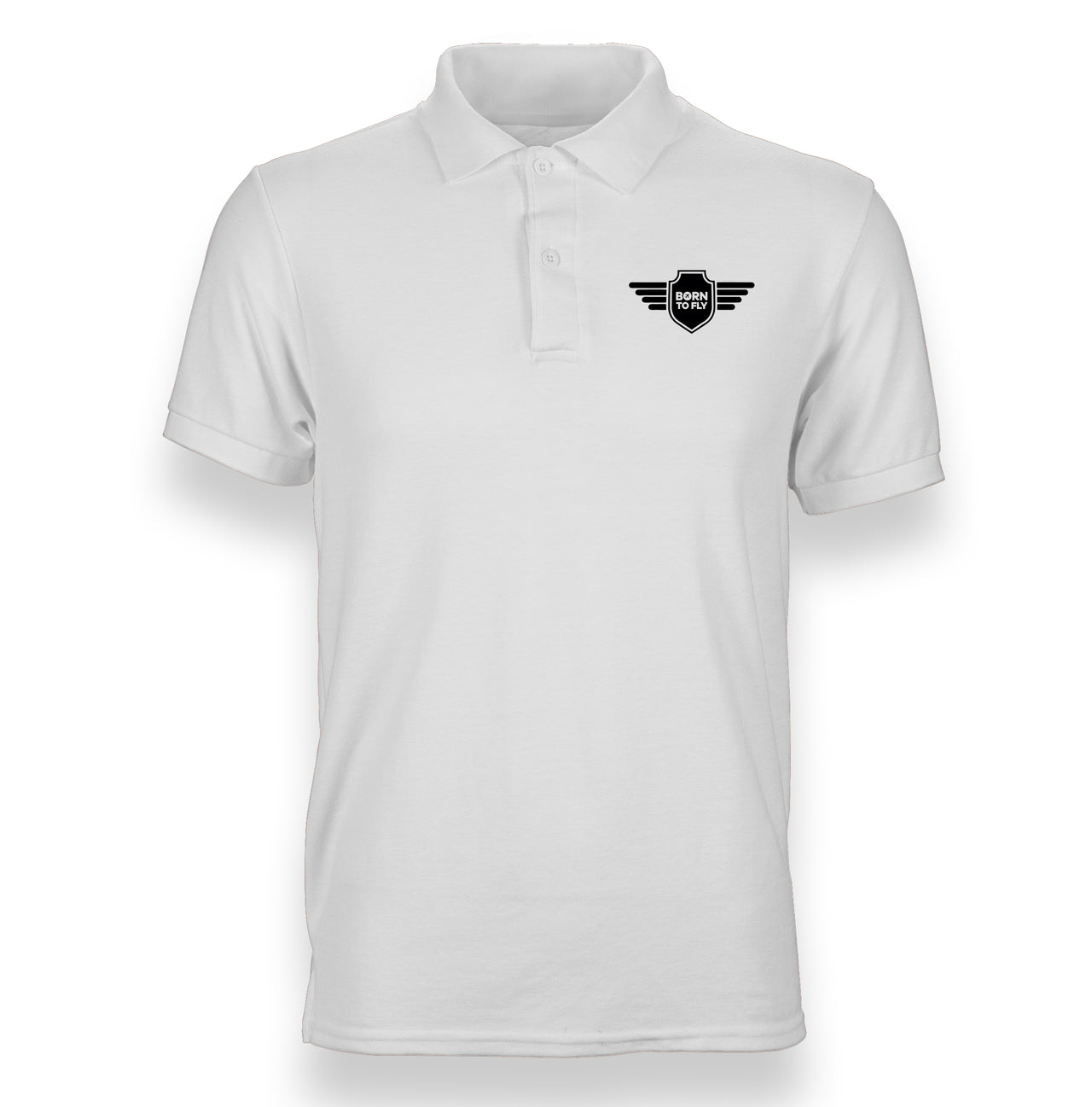 Born To Fly & Badge Designed "WOMEN" Polo T-Shirts