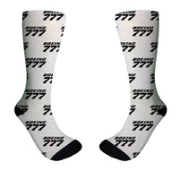 Thumbnail for Boeing 777 & Text Designed Socks