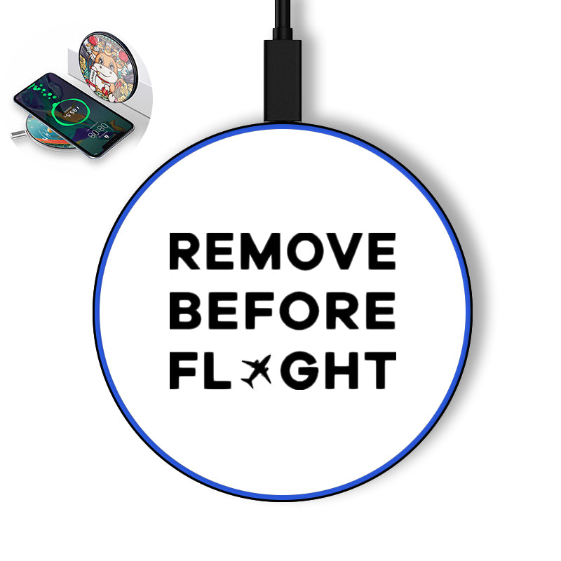 Remove Before Flight Designed Wireless Chargers