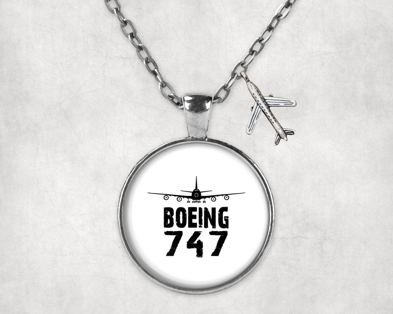 Boeing 747 & Plane Designed Necklaces