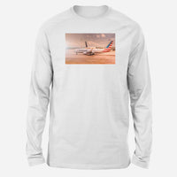 Thumbnail for American Airlines Boeing 767 Designed Long-Sleeve T-Shirts