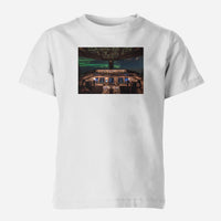 Thumbnail for Boeing 777 Cockpit Designed Children T-Shirts