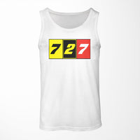 Thumbnail for Flat Colourful 727 Designed Tank Tops