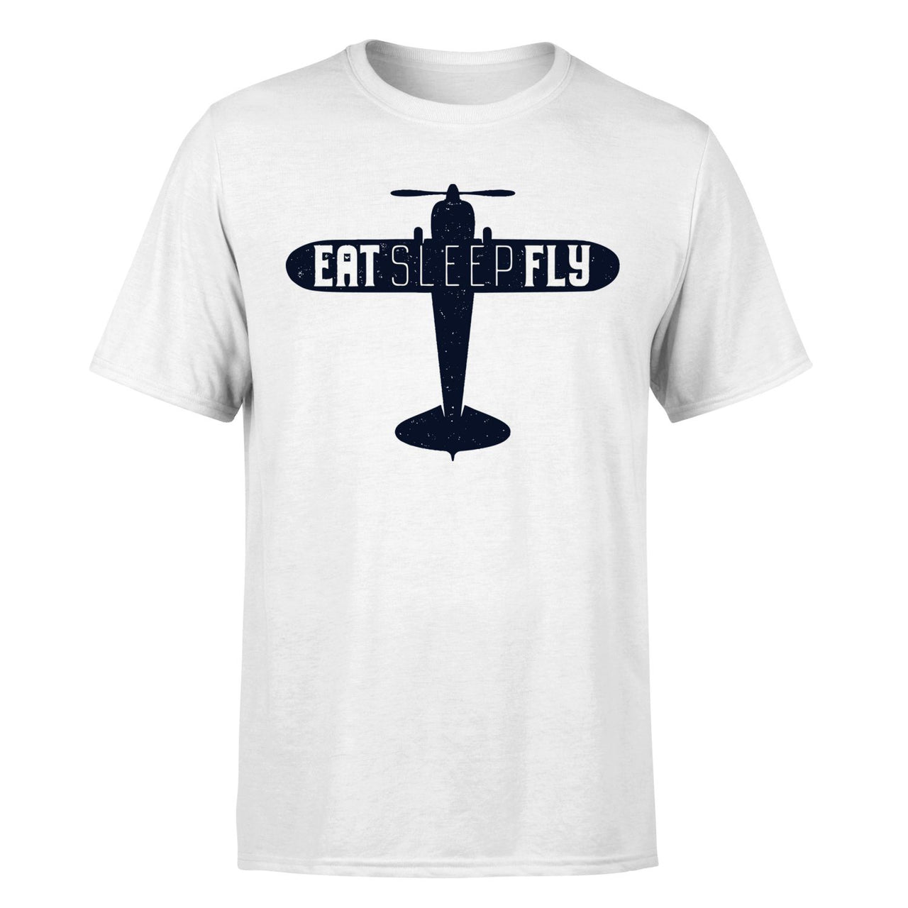 Eat Sleep Fly & Propeller Designed T-Shirts