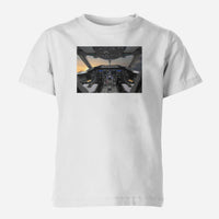 Thumbnail for Boeing 787 Cockpit Designed Children T-Shirts