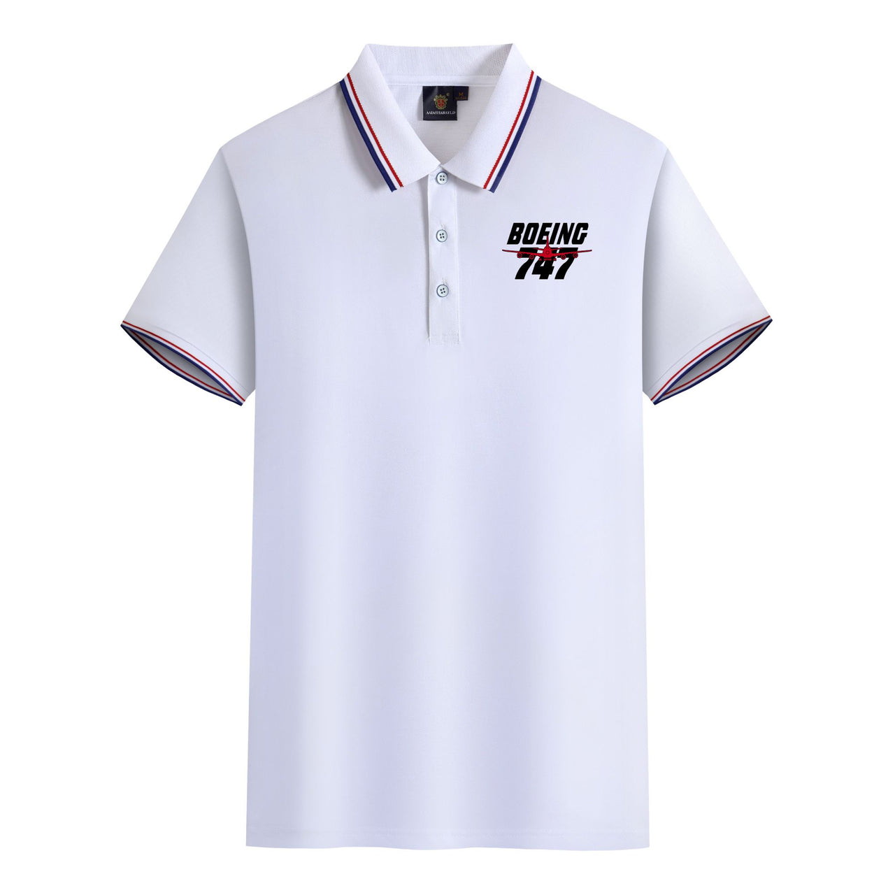 Amazing Boeing 747 Designed Stylish Polo T-Shirts