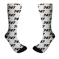 Thumbnail for 747 Flat Text Designed Socks