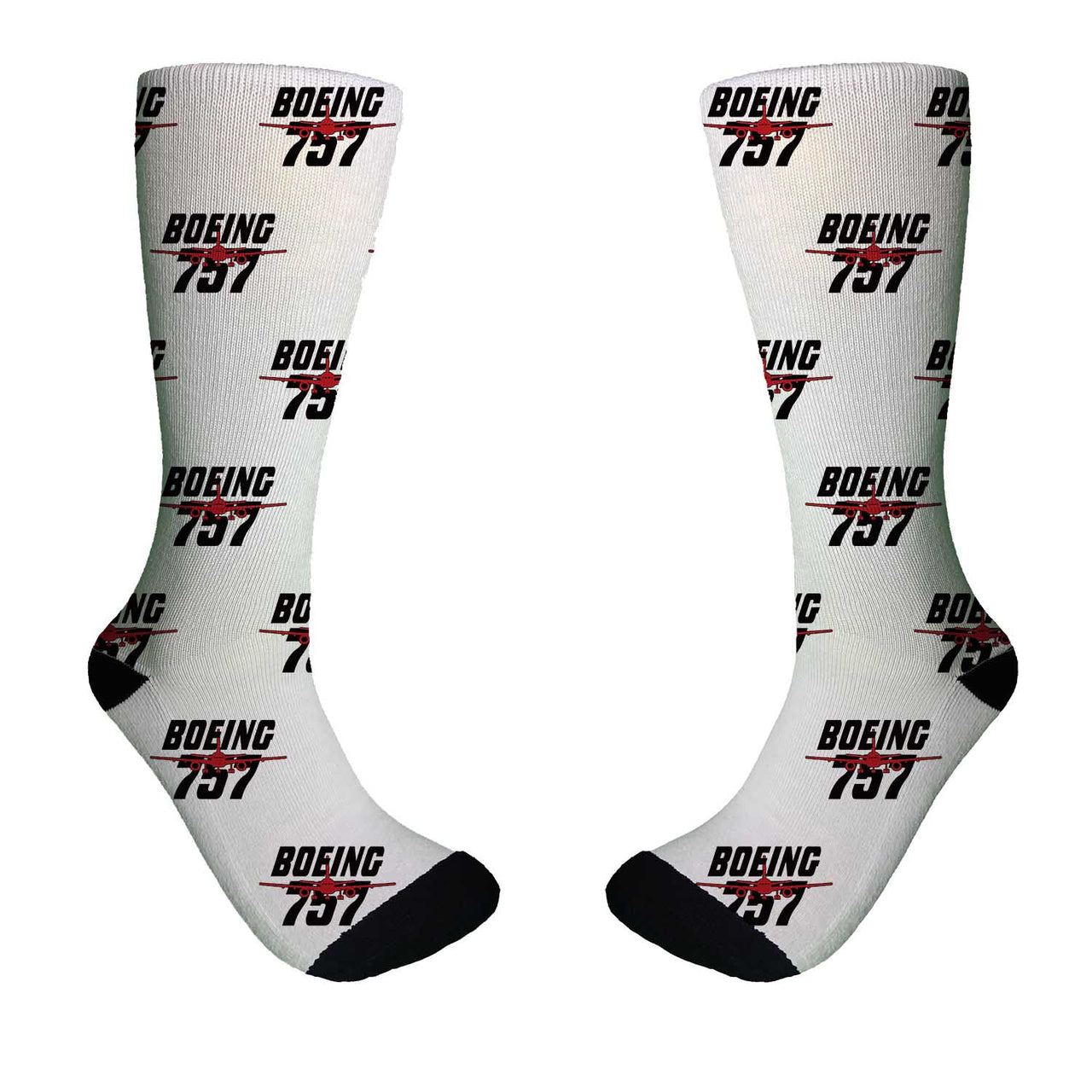 Amazing Boeing 757 Designed Socks