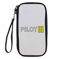 Thumbnail for Pilot & Stripes (3 Lines) Designed Travel Cases & Wallets