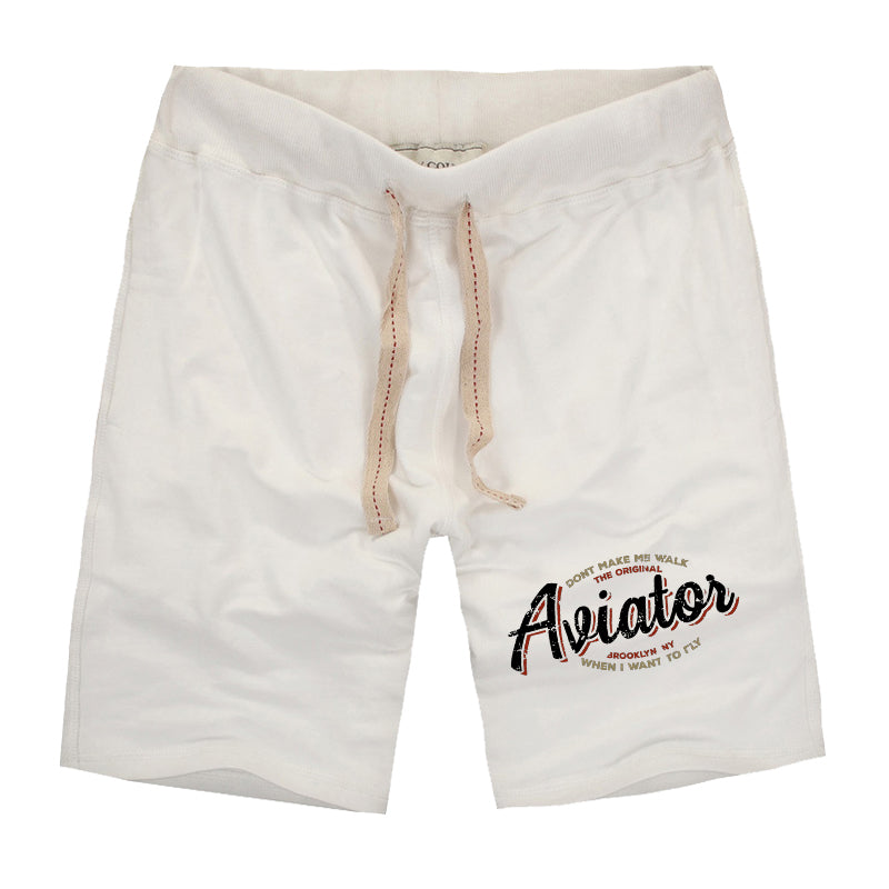 Aviator - Dont Make Me Walk Designed Cotton Shorts