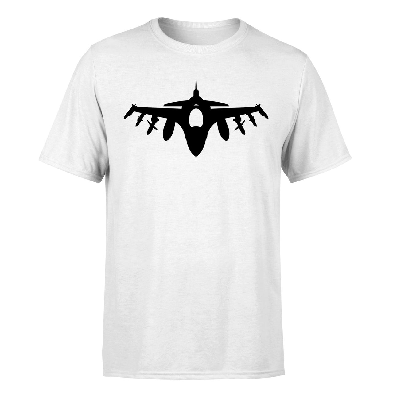 Fighting Falcon F16 Silhouette Designed T-Shirts