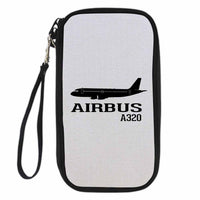 Thumbnail for Airbus A320 Printed Designed Travel Cases & Wallets