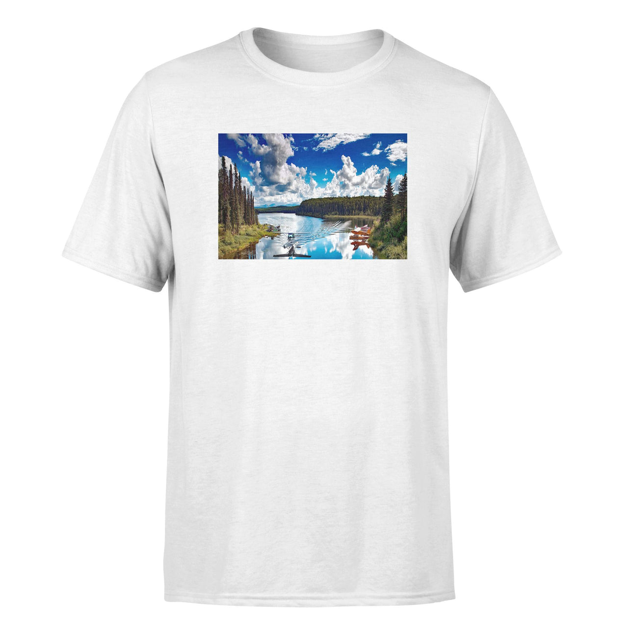 Amazing Scenary & Sea Planes Designed T-Shirts