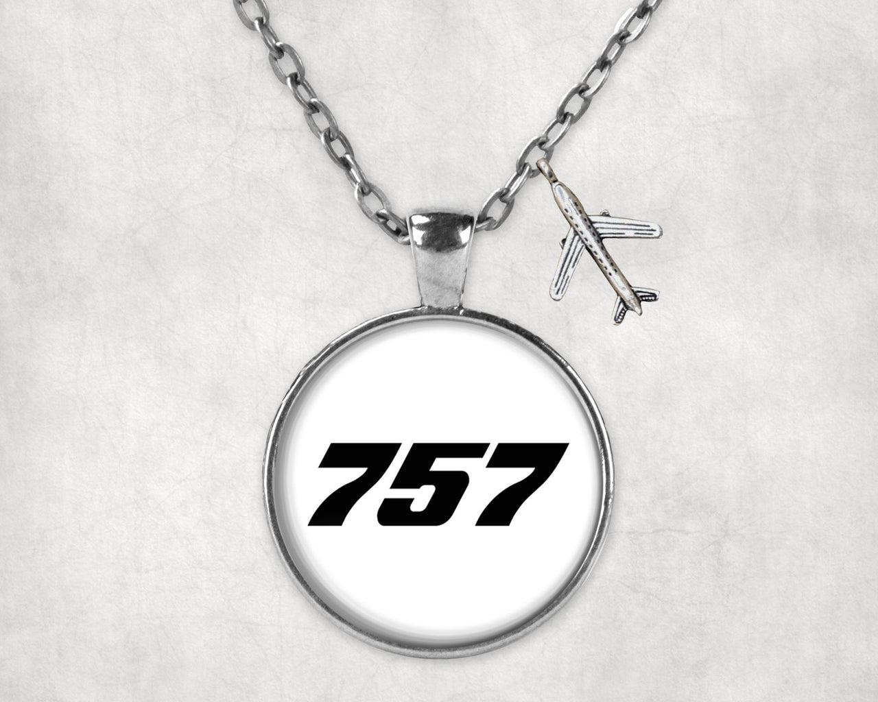 757 Flat Text Designed Necklaces